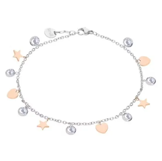 Cavigliera Lady Chic Wow Acciaio Bicolore