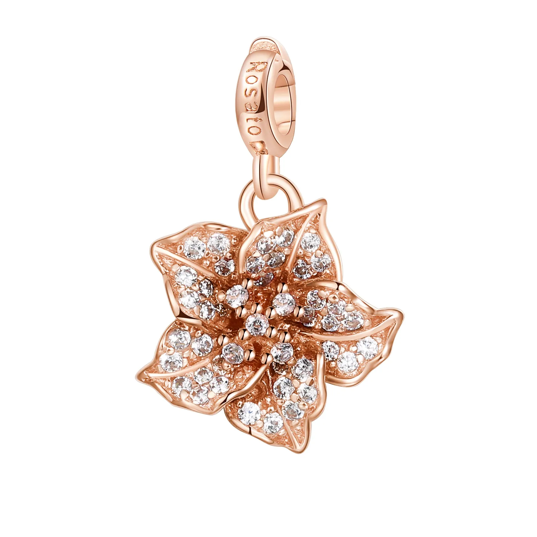 Charm Azalea Rosato Storie Rosè con Zirconi RZ053