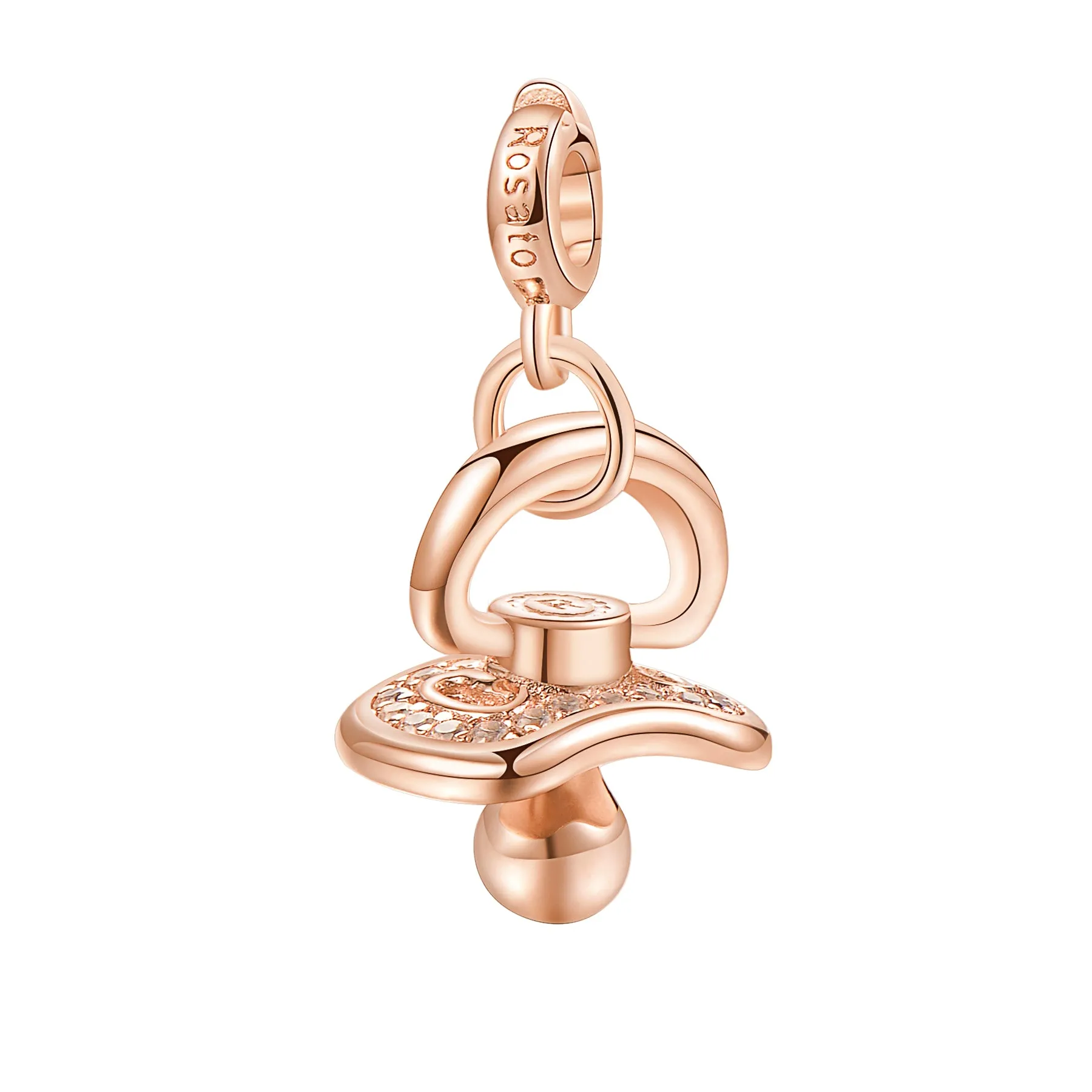 Charm Ciuccio Rosato Storie Rosè con Zirconi RZ022