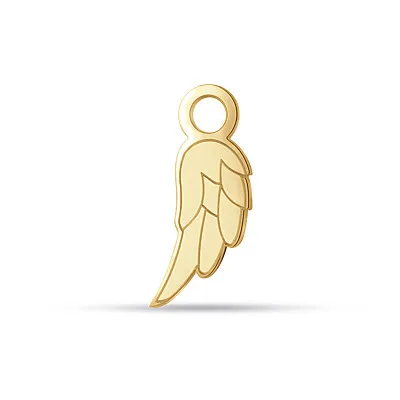 Charm Luca barra donna ali angelo dorate ch177