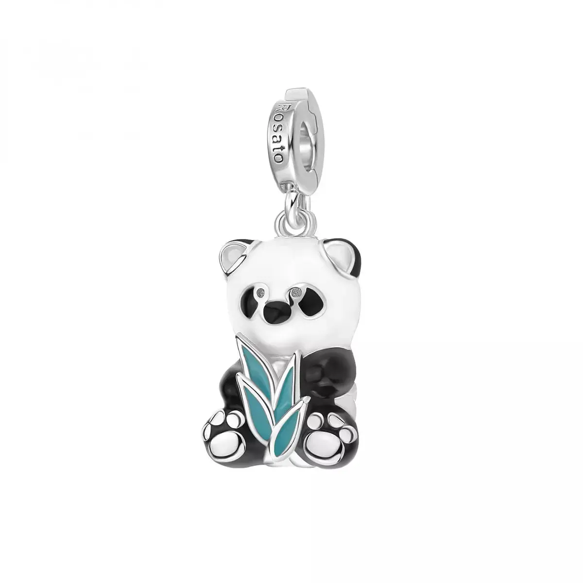 Charm Panda Rosato Storie Argento RZ226R