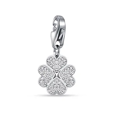 Charm quadrifoglio donna gioielli Luca Barra ch210
