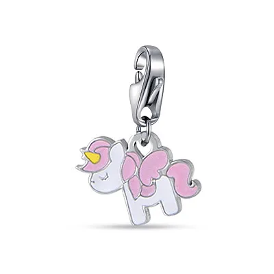 Charm unicorno donna gioielli Luca Barra ch219