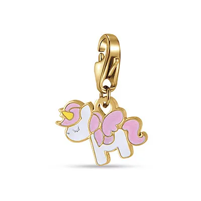 Charm unicorno donna gioielli Luca Barra ch220