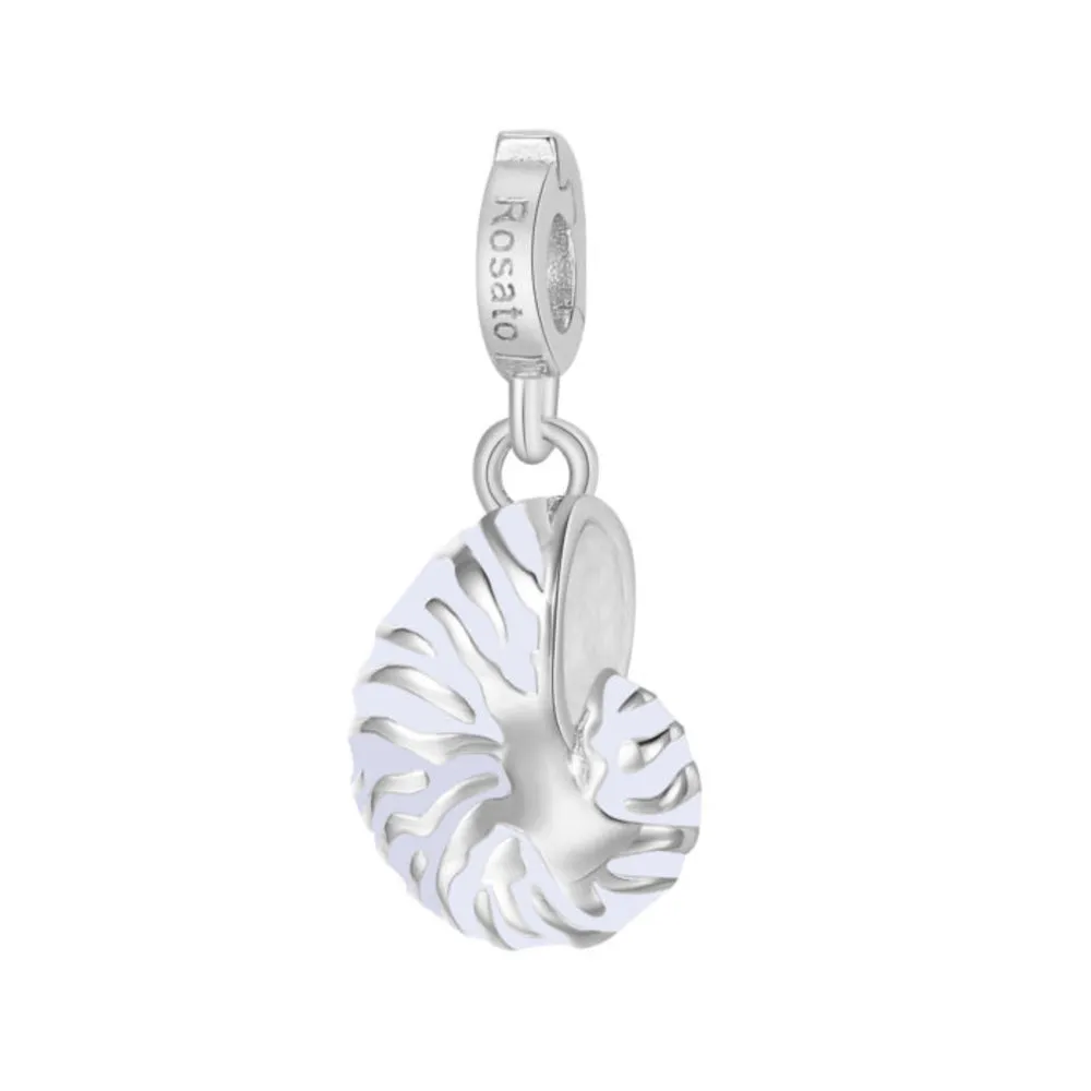 Ciondolo Rosato Conchiglia Nautilus Argento RZ148R