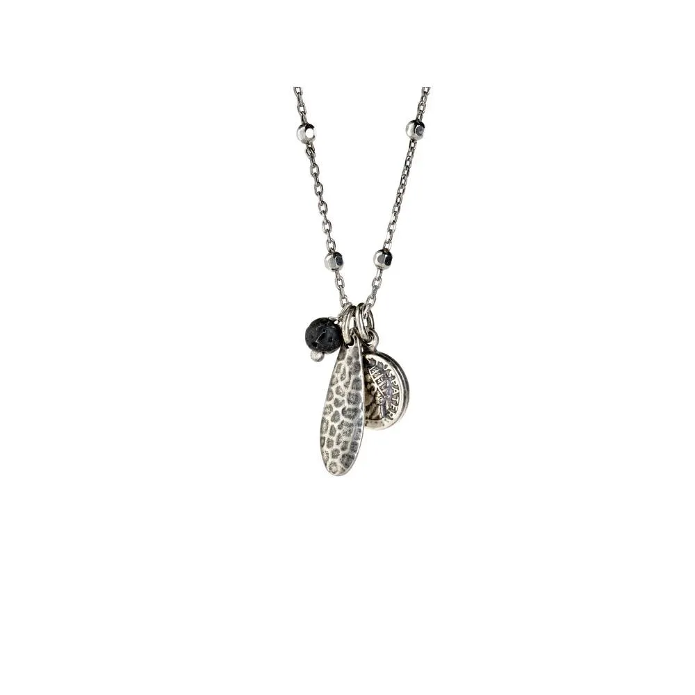 Collana Antracite Argento con Charms Baia