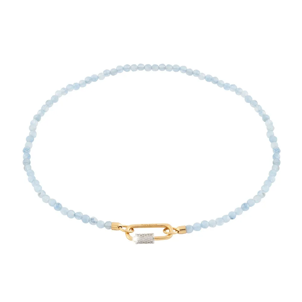 Collana Donna Rebecca Giada Azzura Palermo BPAKOA21