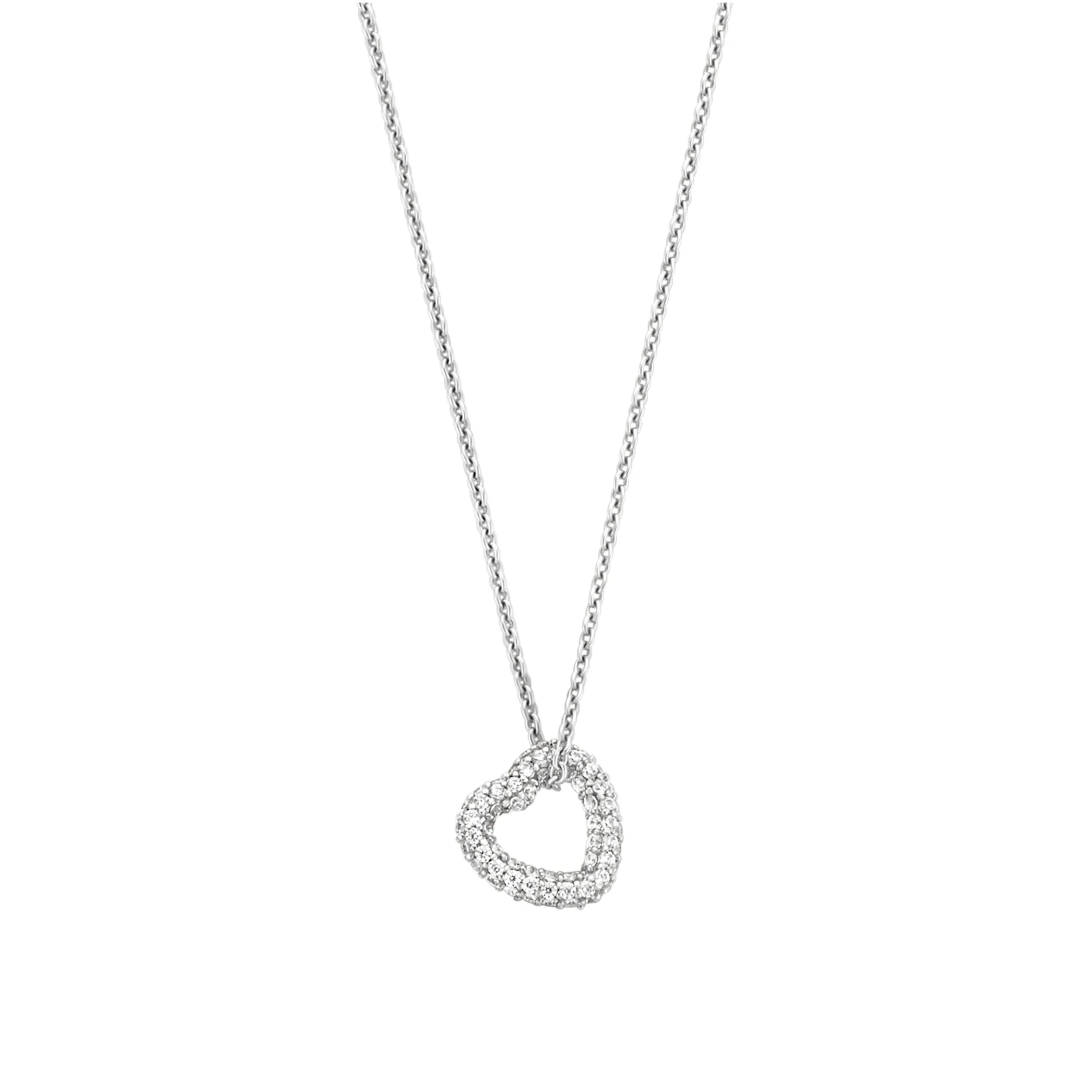 Collana Donna Ti Sento Cuore con Zirconi 34022ZI