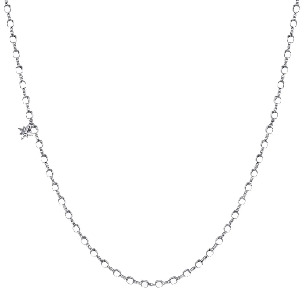 Collana Rosato Storie Argento con Dadini RZC016