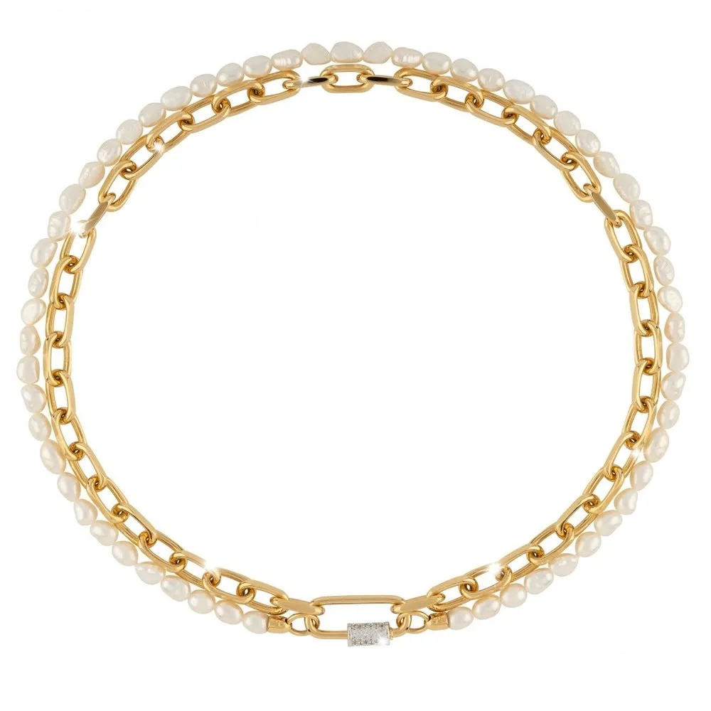 Collana Rebecca Palermo con Perle BPAKOB08