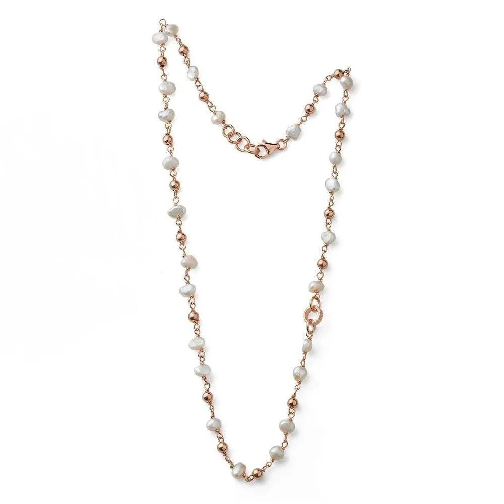 Collana Maria Cristina Sterling Perle Rosè G4274R