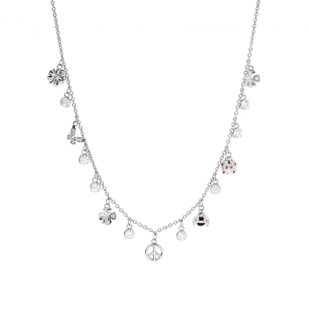 Collana Rosato Charm Primavera Gaia Argento RZGA01