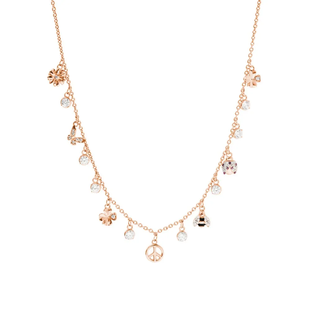 Collana Rosato Charm Primavera Gaia Rosè RZGA02