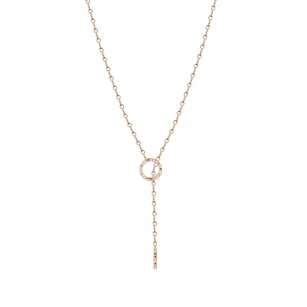 Collana Rosato con Anello Cubica Rosè RZC037