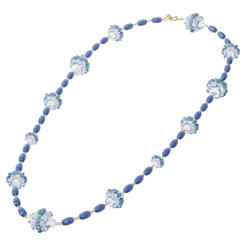 Collana Swarovski Donna Somnia Lunga Blu Placcata Oro 5601905