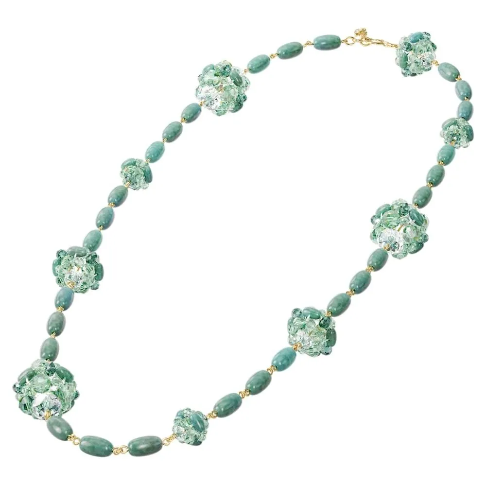 Collana Swarovski Donna Somnia Verde Placcata Oro 5601906