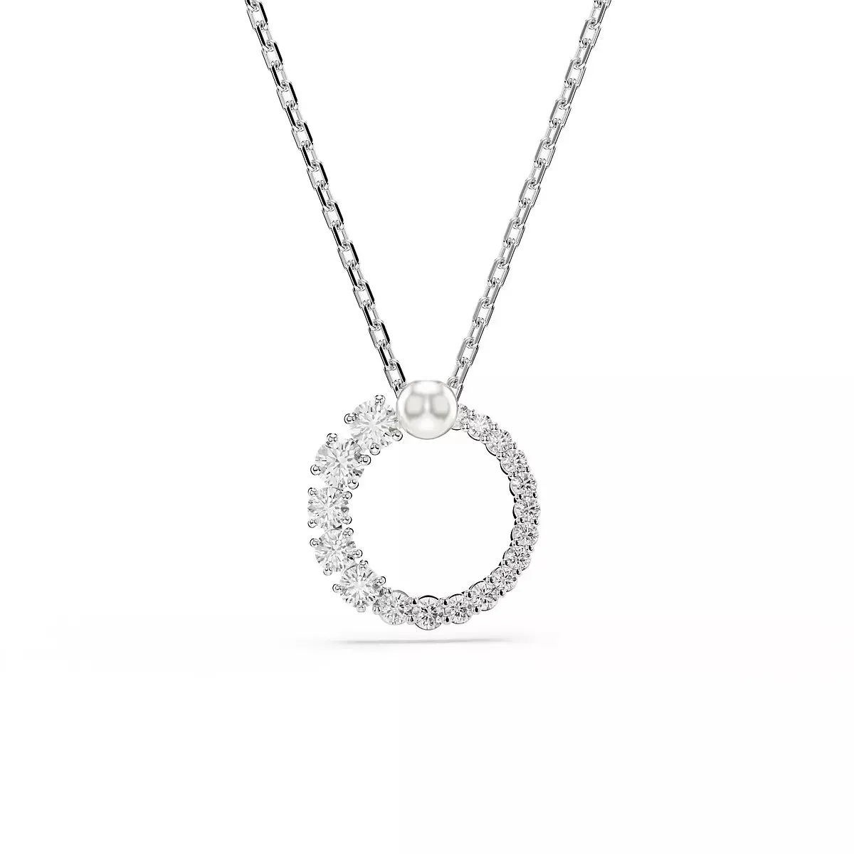 Collana Swarovski Matrix con Zirconi e Perle 5688751