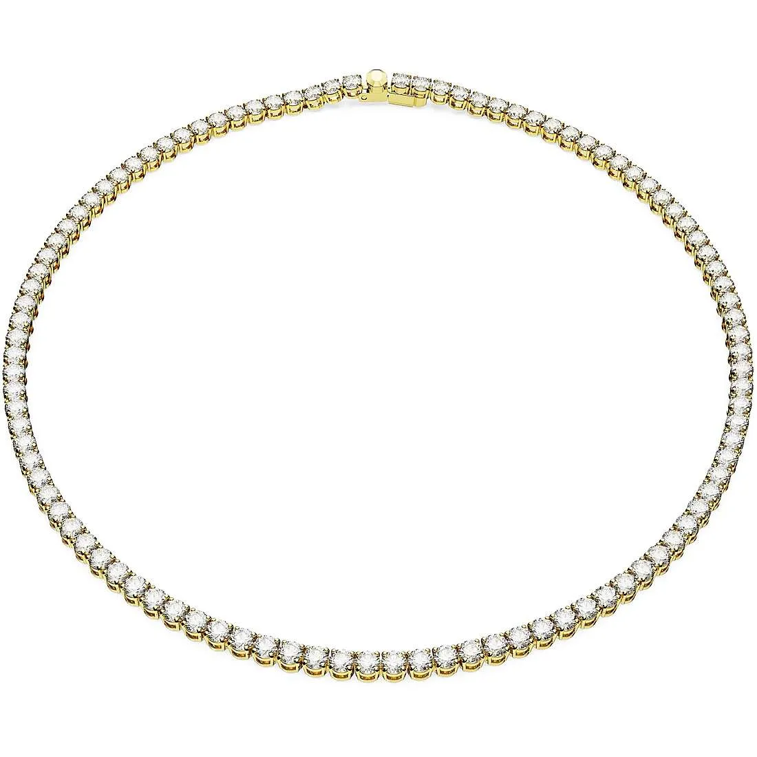 Collana Swarovski Tennis Dorata Matrix 5681795