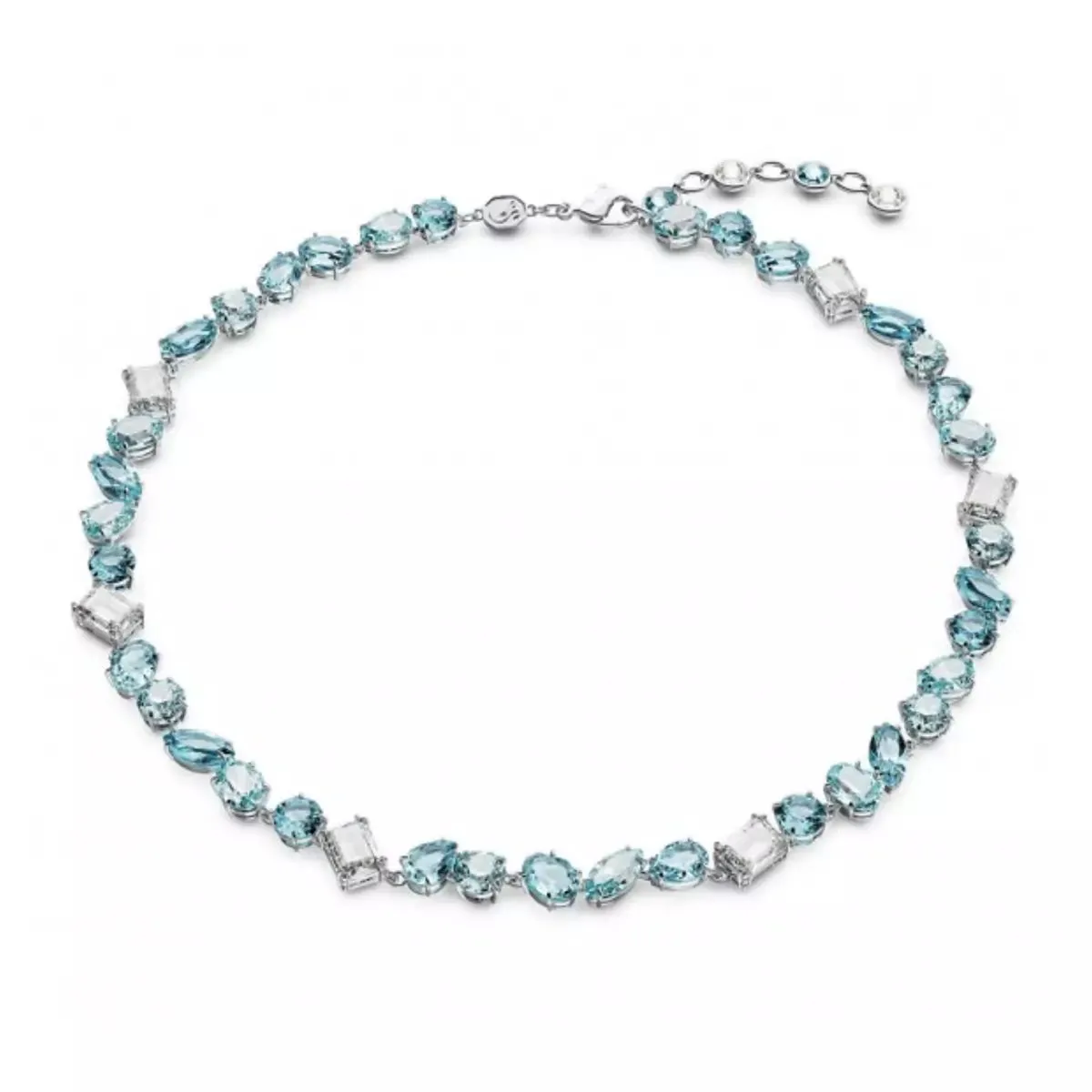 Collana Tennis Swarovski Gema con Cristalli Azzurri 5666007