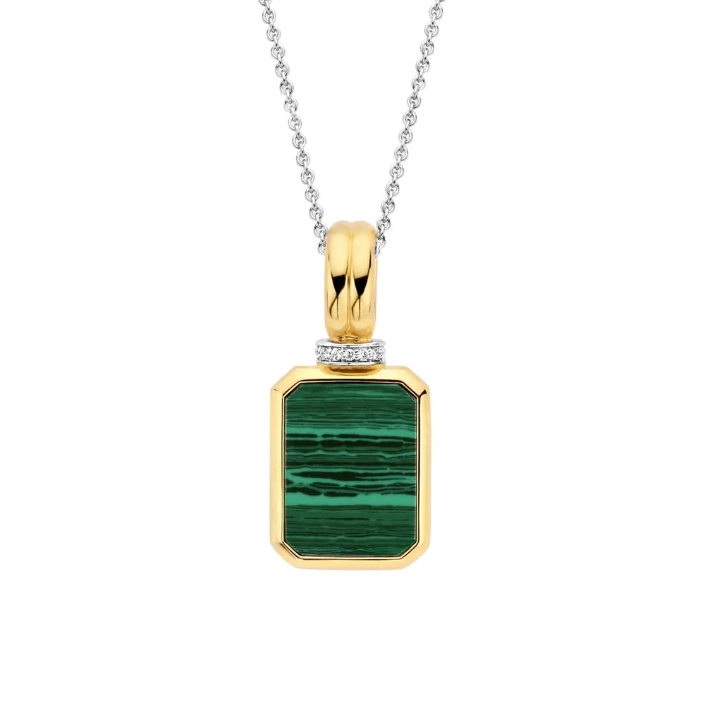Collana Ti Sento con Pendente Verde 6810MA