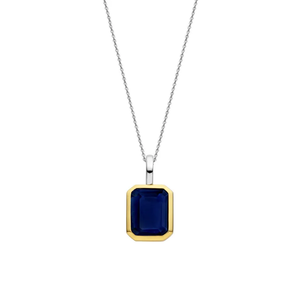 Collana Ti Sento in Argento con Pendente Blu 6817BY