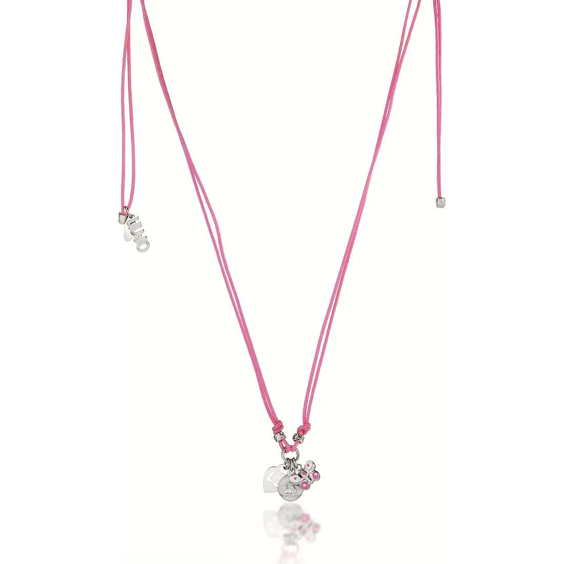 Collana argento bambino gioielli con farfalla Liujo blj068