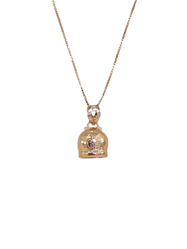 Collana con Campanella Capri Portafortuna Argento Rosè