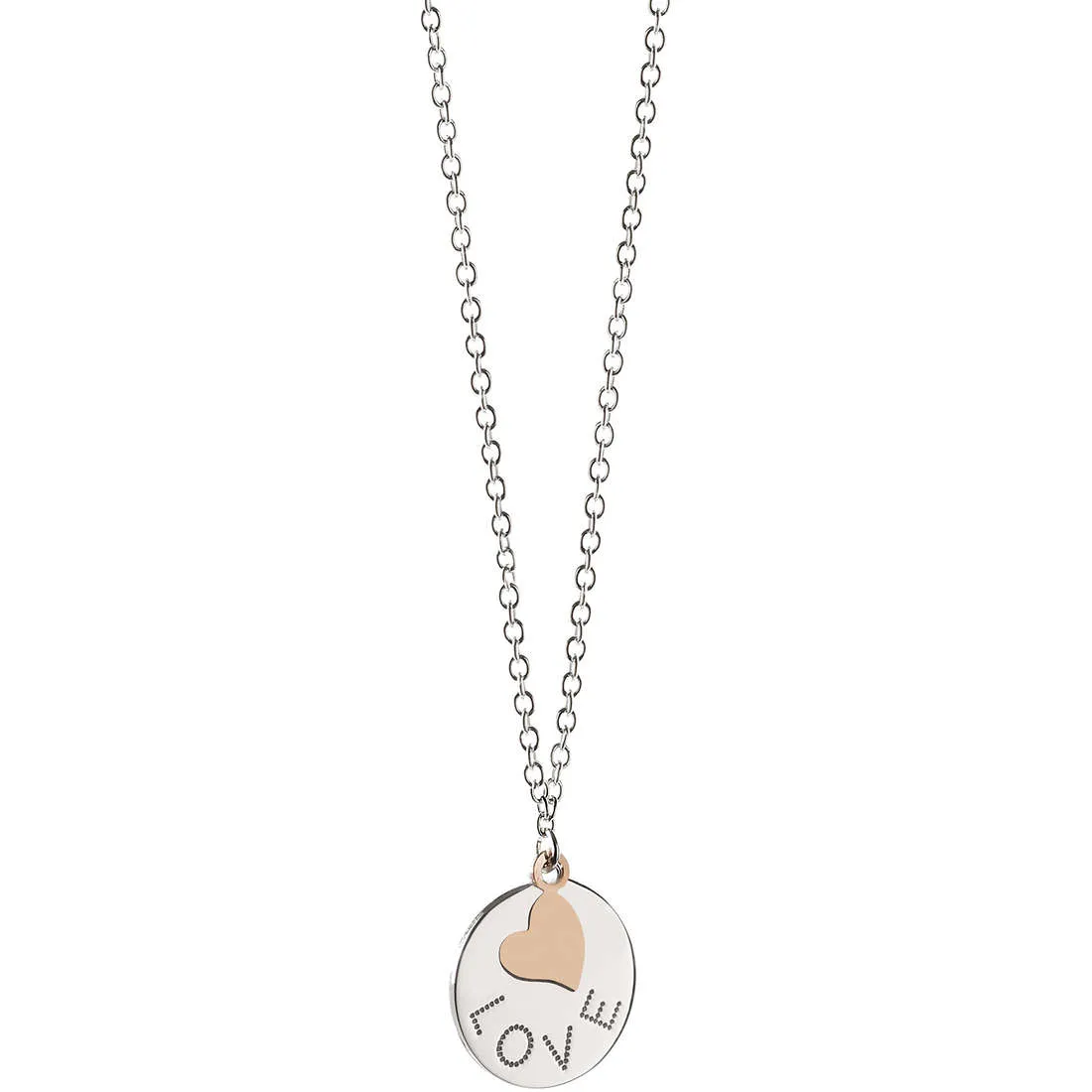Collana con cuore donna gioielli Jack&Co love argento