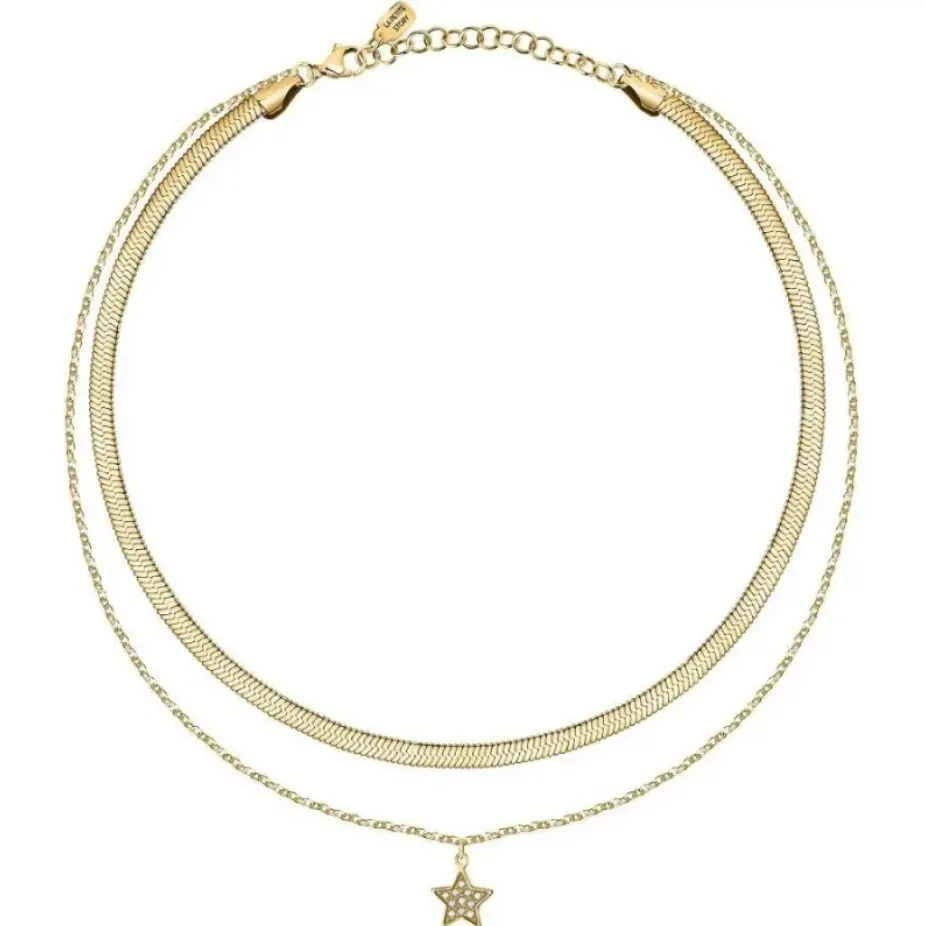 Collana donna LA PETITE STORY collezione friendship pendente stella dorato – LPS10ARR08