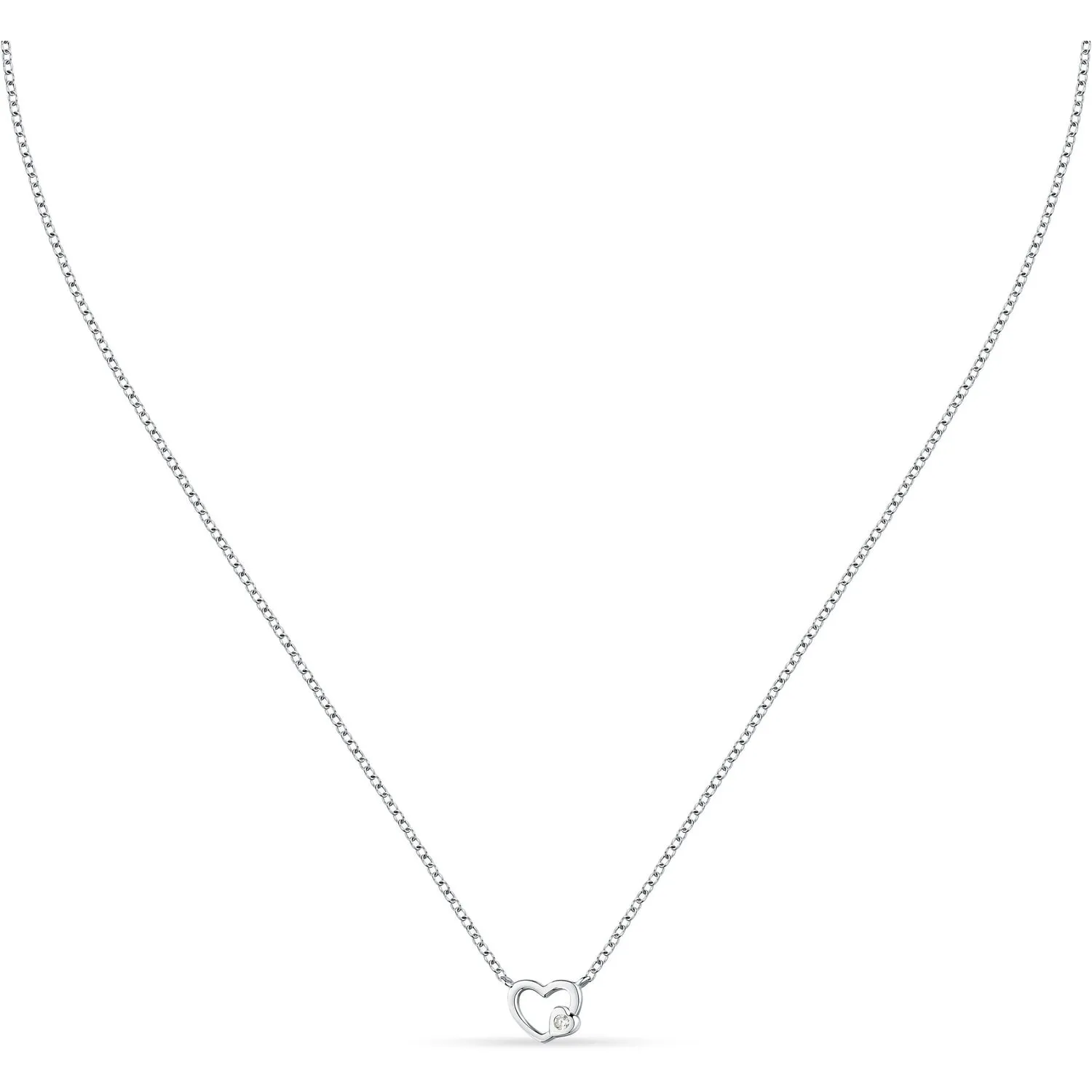 Collana donna in argento La petite story con ciondolo cuore lps10awv02