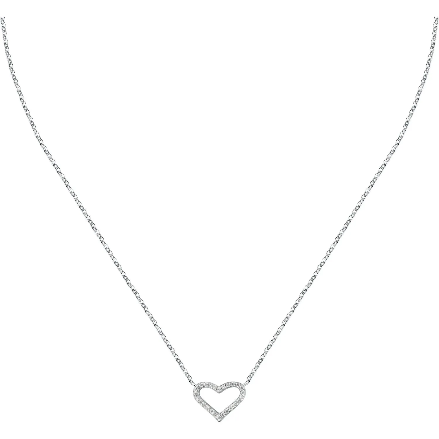 Collana donna in argento con cuore Le petite story lps10awv13