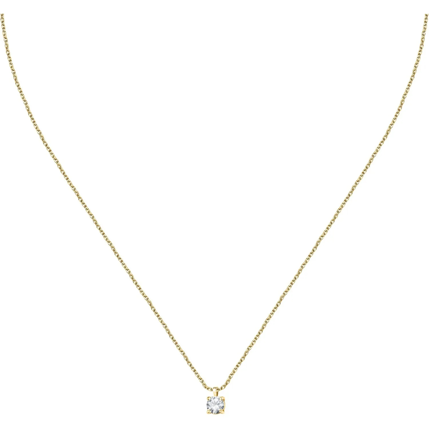 Collana donna punto luce dorato in argento Le petite story lps10awv09