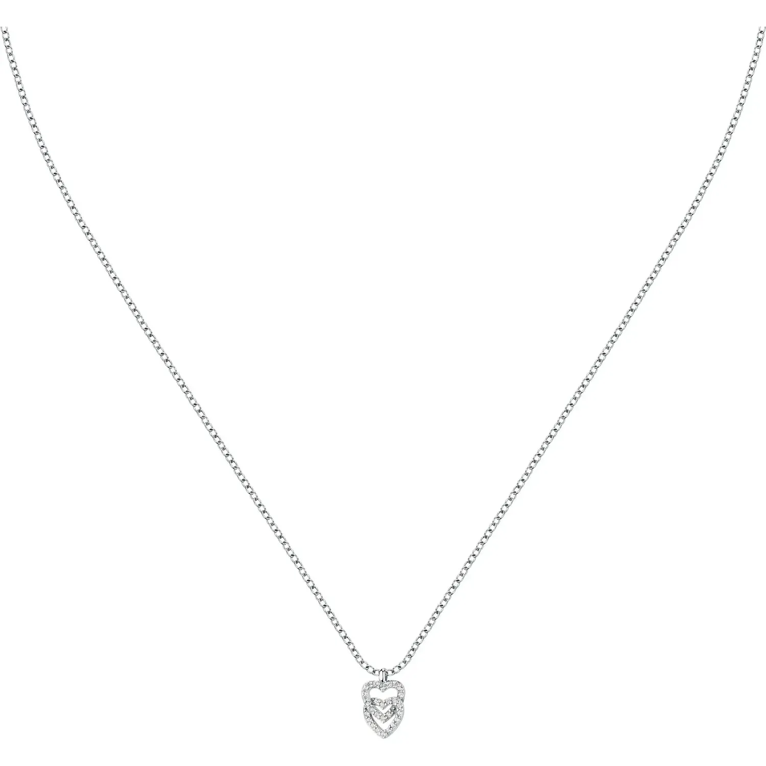 Collana in argento donna Le petite story con ciondolo cuore lps10awv01