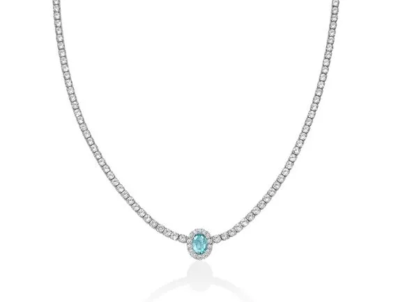 Collana tennis Kiara in ottone e zirconi donna kcld3951b