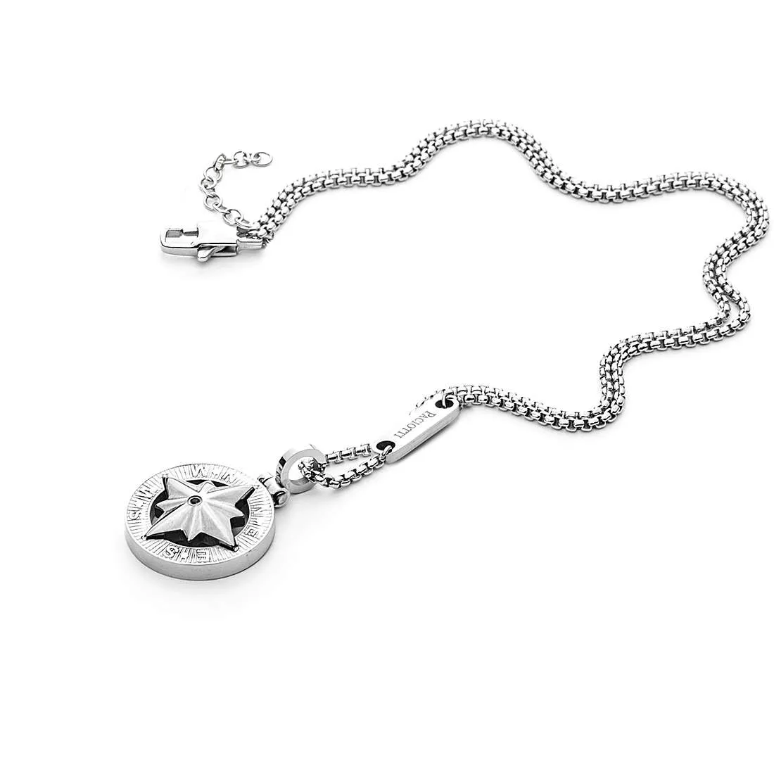 Collana uomo gioielli Cesare Paciotti rosa dei venti 4ucl4982