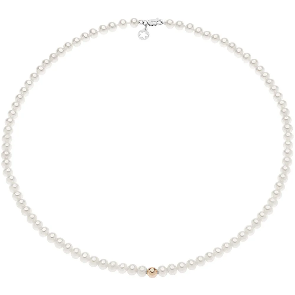 Comete Collana Donna con Perle in Oro FWQ 326