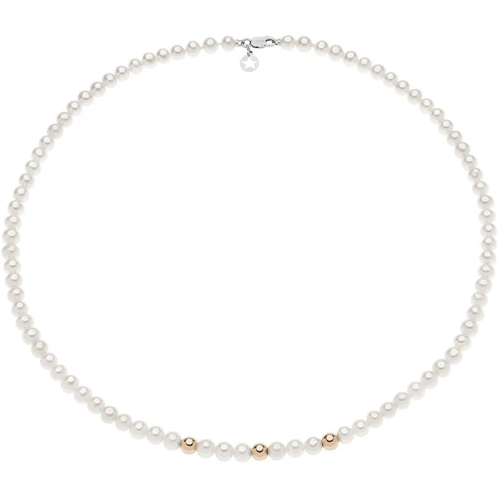 Comete Collana Donna con Perle in Oro FWQ 327