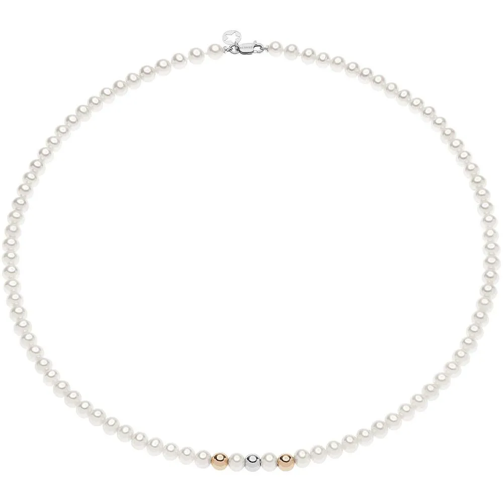 Comete Collana Donna con Perle in Oro FWQ 328
