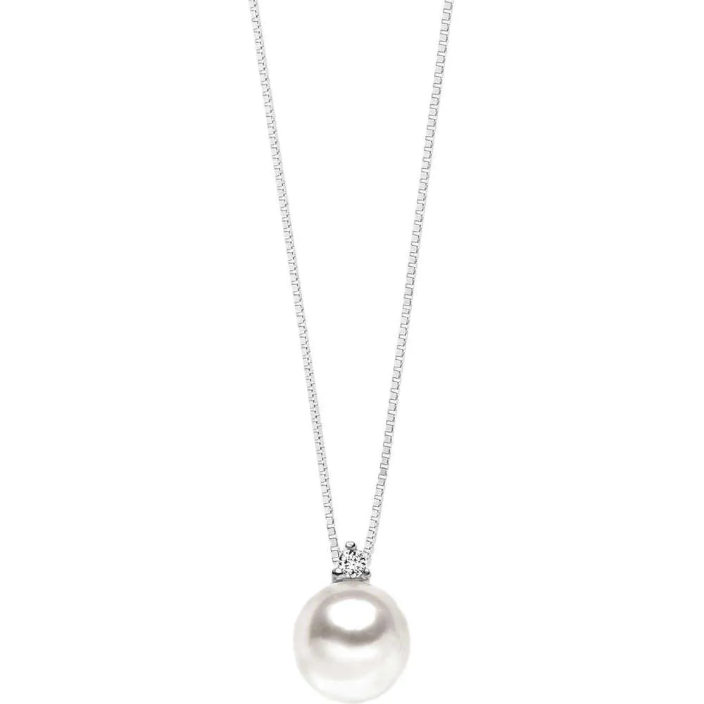 Comete Collana Donna Oro con Perla GLP 434