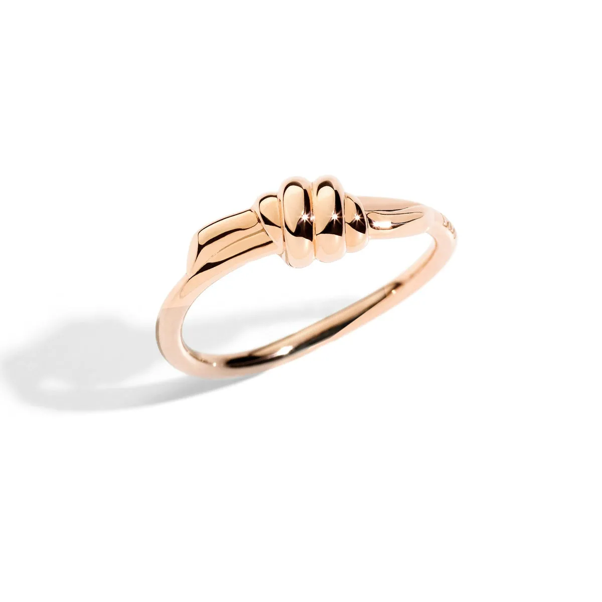 Anello Nodo Oro Rosa