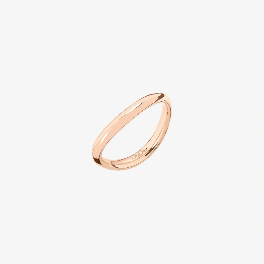 DoDo - Anello Wave Essentials Oro Rosa 9K