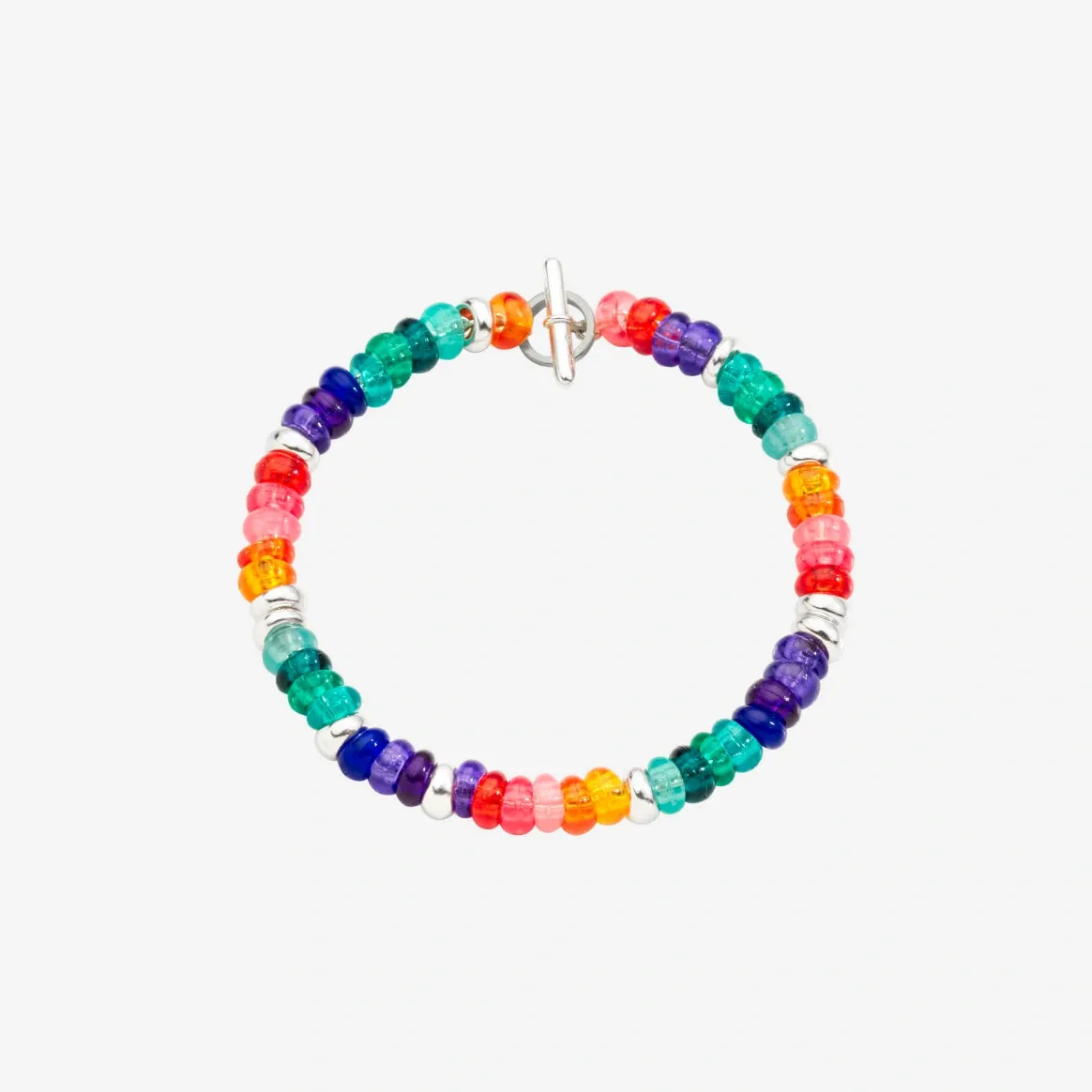 DoDo - Bracciale Rondelle Rainbow