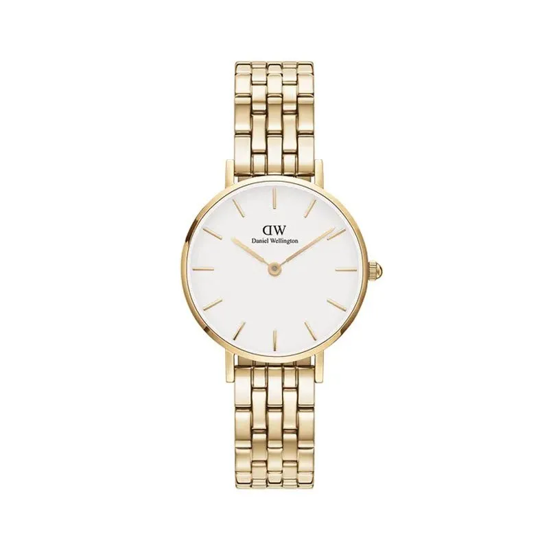 DANIEL WELLINGTON – OROLOGIO – PETITE 5-LINK EVERGOLD QUADRANTE BIANCO