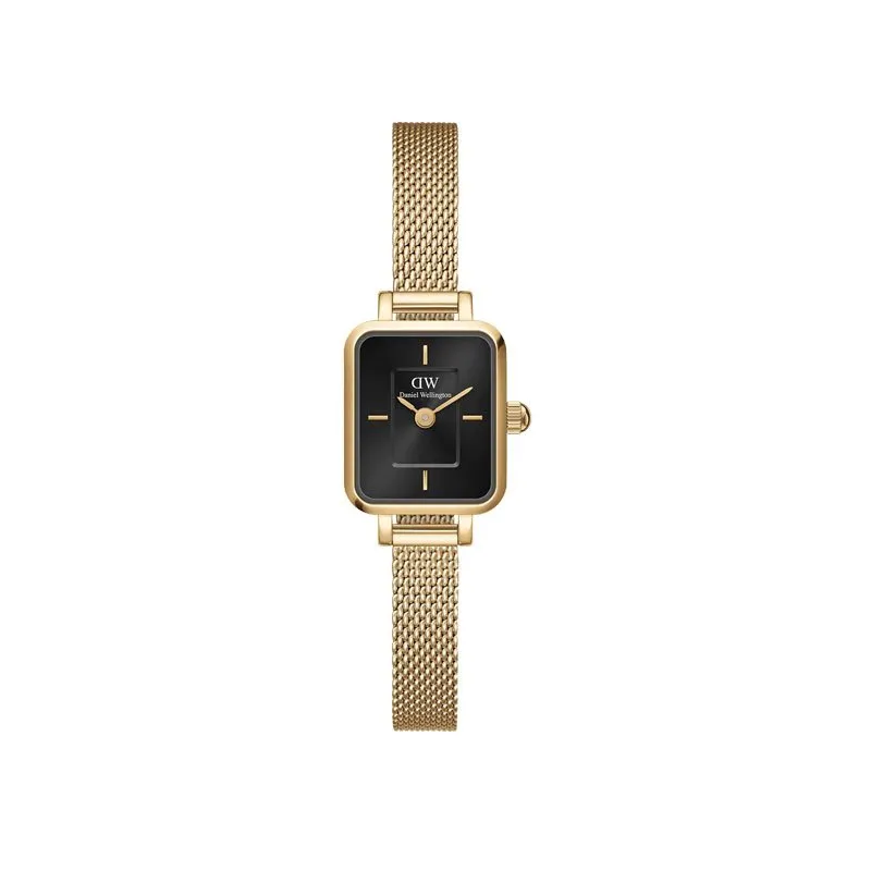DANIEL WELLINGTON – OROLOGIO DONNA – QUADRO MINI EVERGOLD ONYX