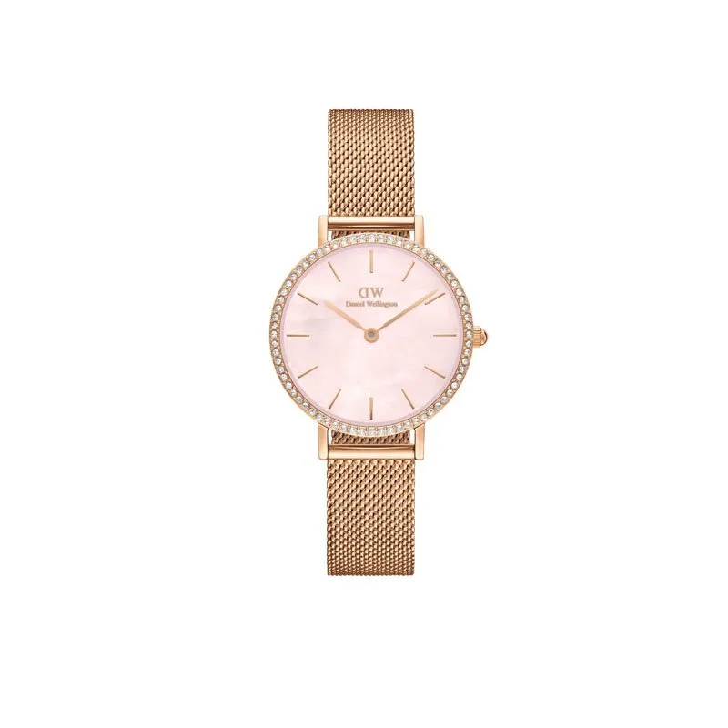 DANIEL WELLINGTON – OROLOGIO DONNA – PETITE LUMINE BEZEL MELROSE PINK MOP