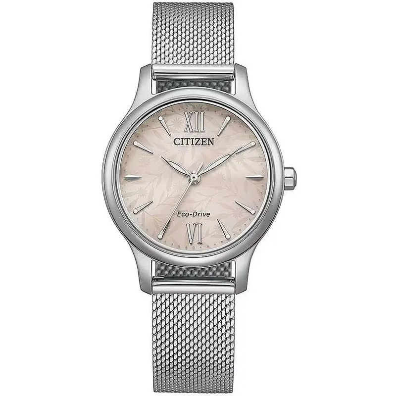CITIZEN – OROLOGIO DONNA – COLLEZIONE OF CLASSIC LADY SOLOTEMPO QUADRANTE ROSA – EW0899-81X