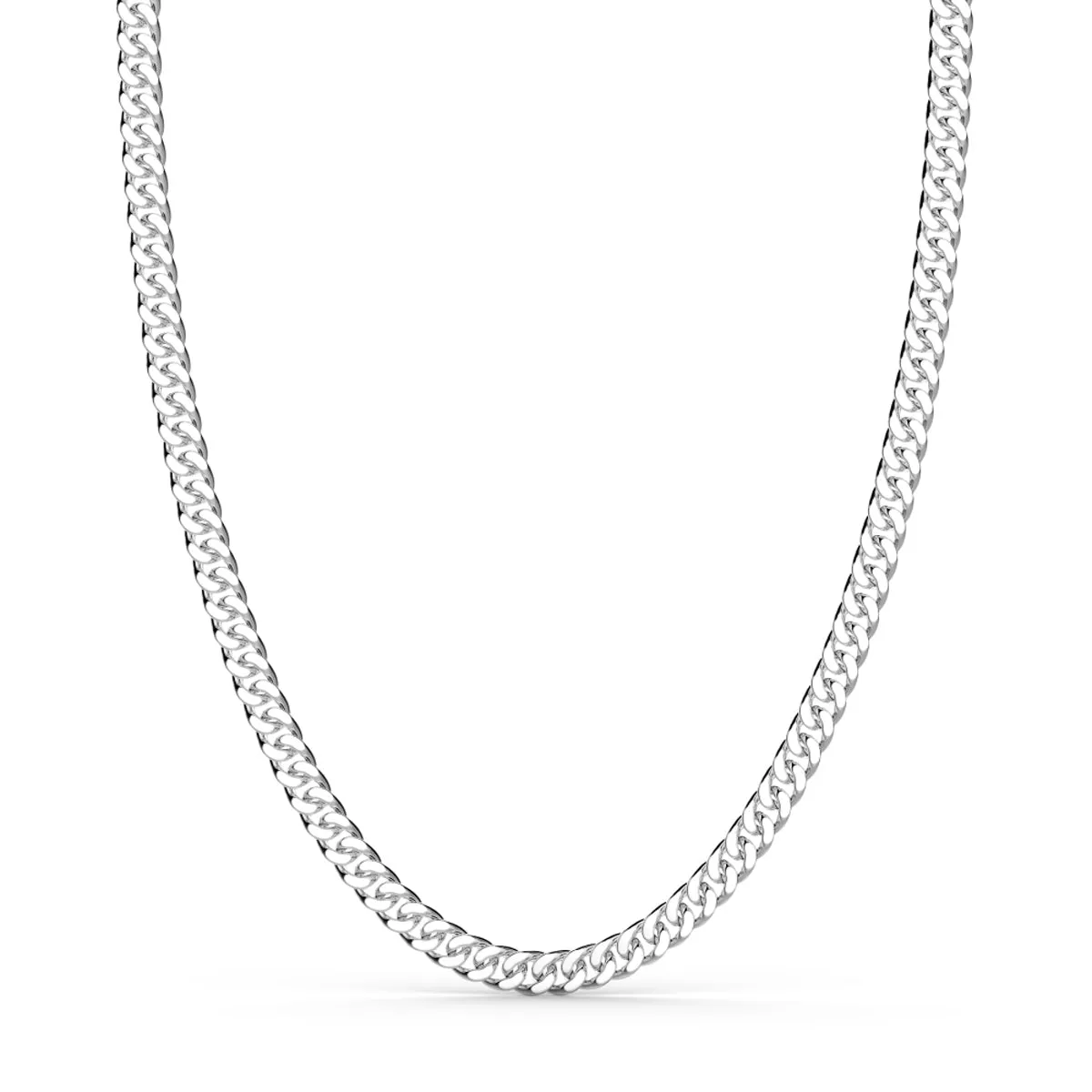 Zancan Silver Curb Necklace 60cm