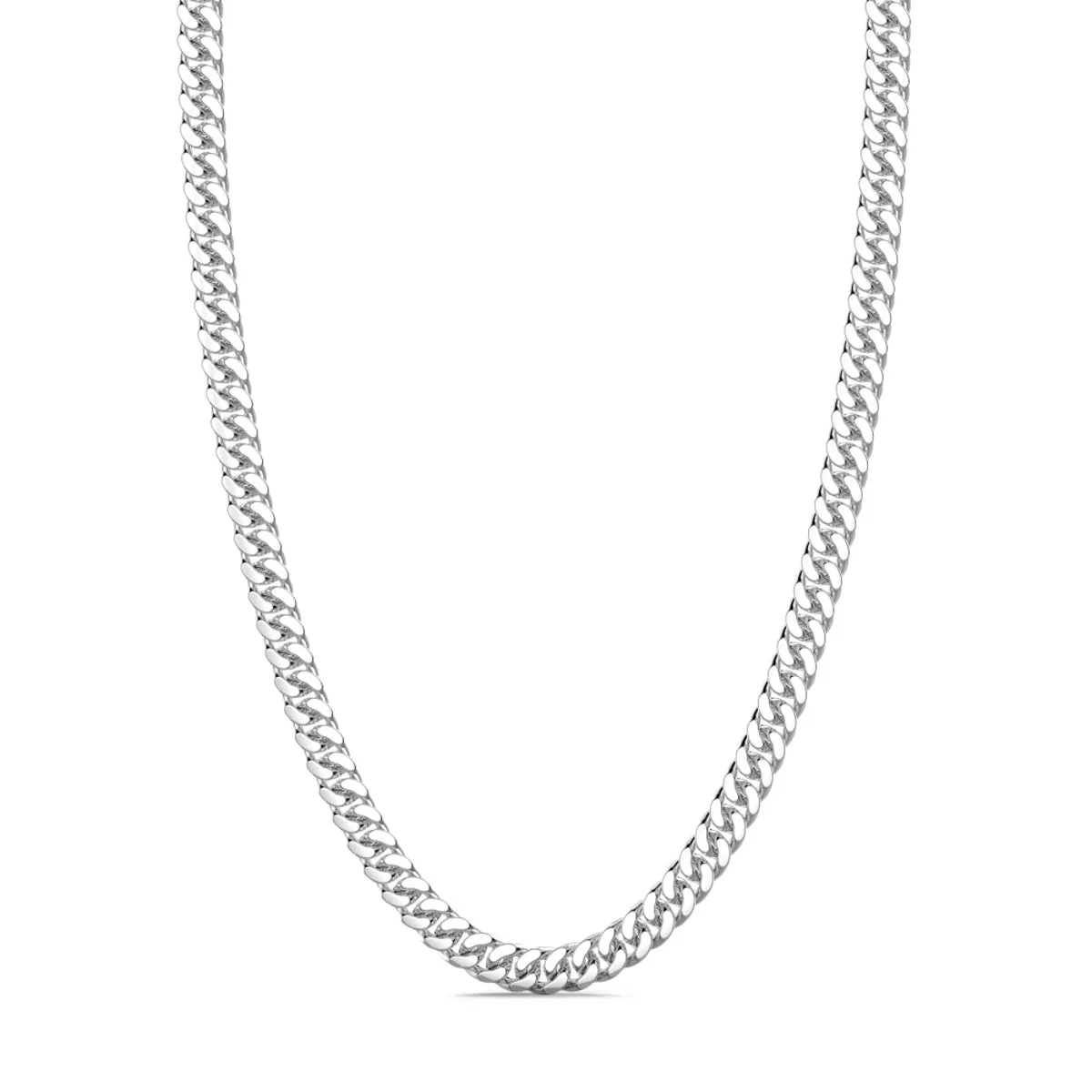 Zancan silver curb necklace