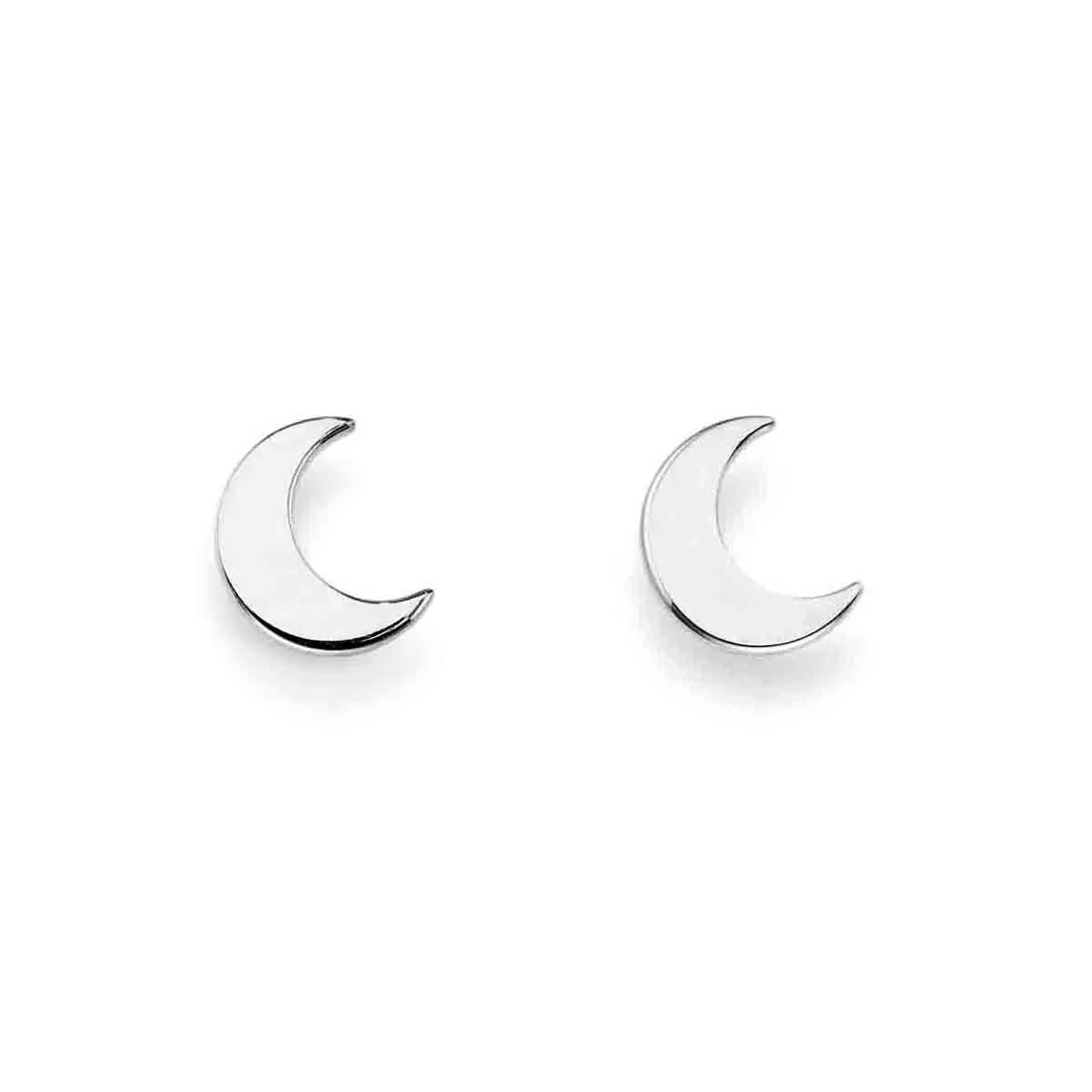FEELINGS Jewels Orecchini ORCS16B a forma di Luna in Argento