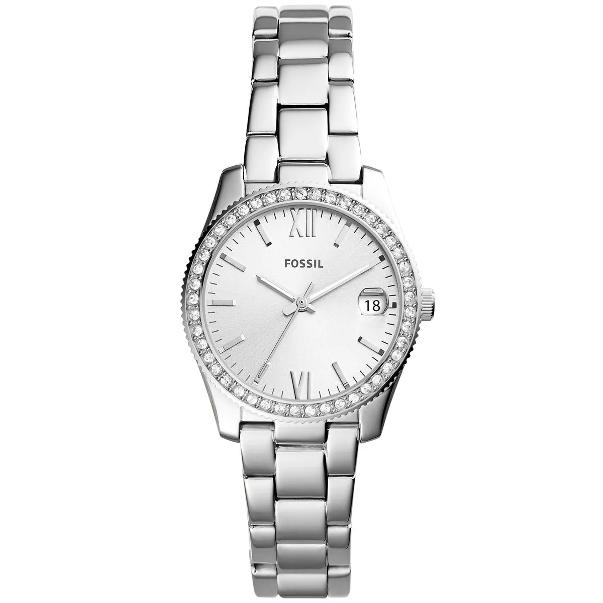 FOSSIL ES4317 Orologio Donna in Acciaio con Cristalli Scarlette Mini